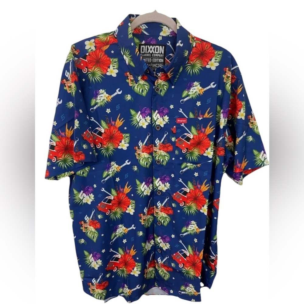 DIXXON LIMITED EDITION Hawaiian SNAP ON Men’s button down